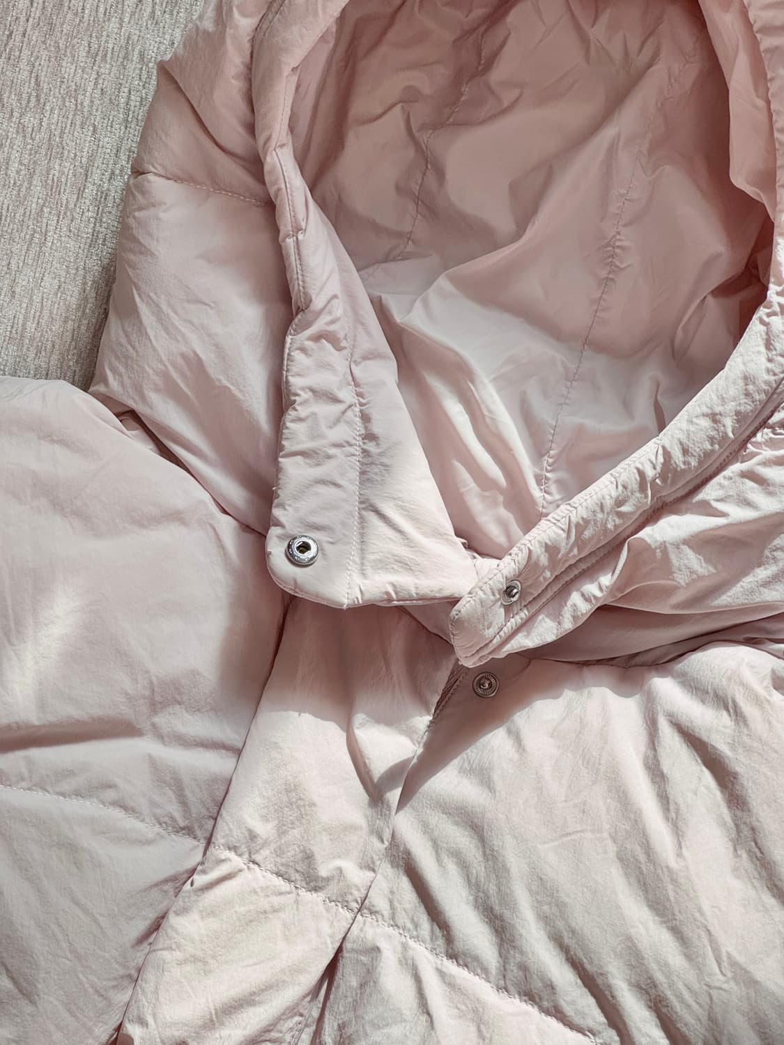 스케쳐스 에어리다운 오리털 롱패딩 (핑크) 상품이미지3