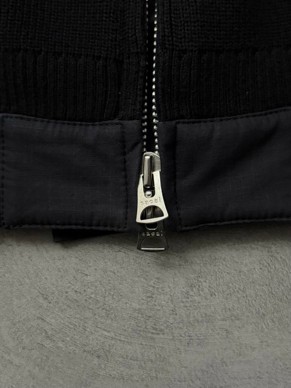 Sacai 니트 믹스 MA-1 하이브리드 자켓 상품이미지8