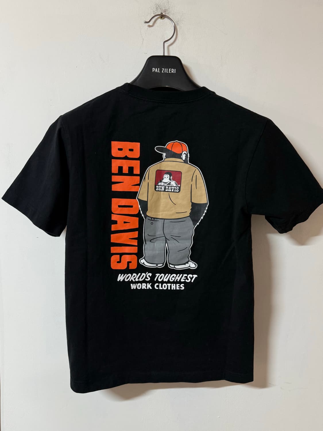 벤데이비스 빅로고 프린팅 반팔 티셔츠 블랙 M 상품이미지4