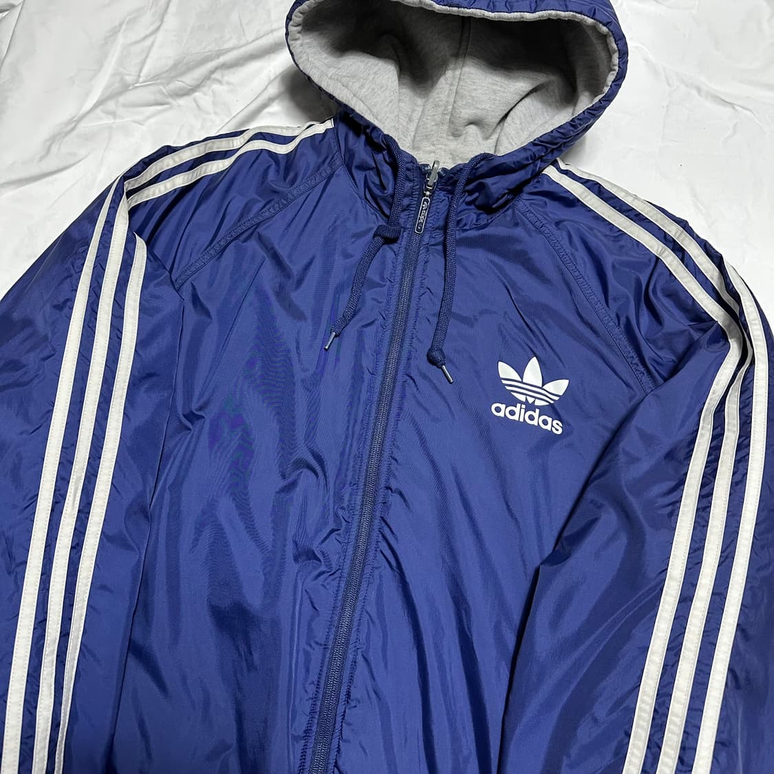 XL 아디다스 불꽃 리버시블 후드점퍼 상품이미지5