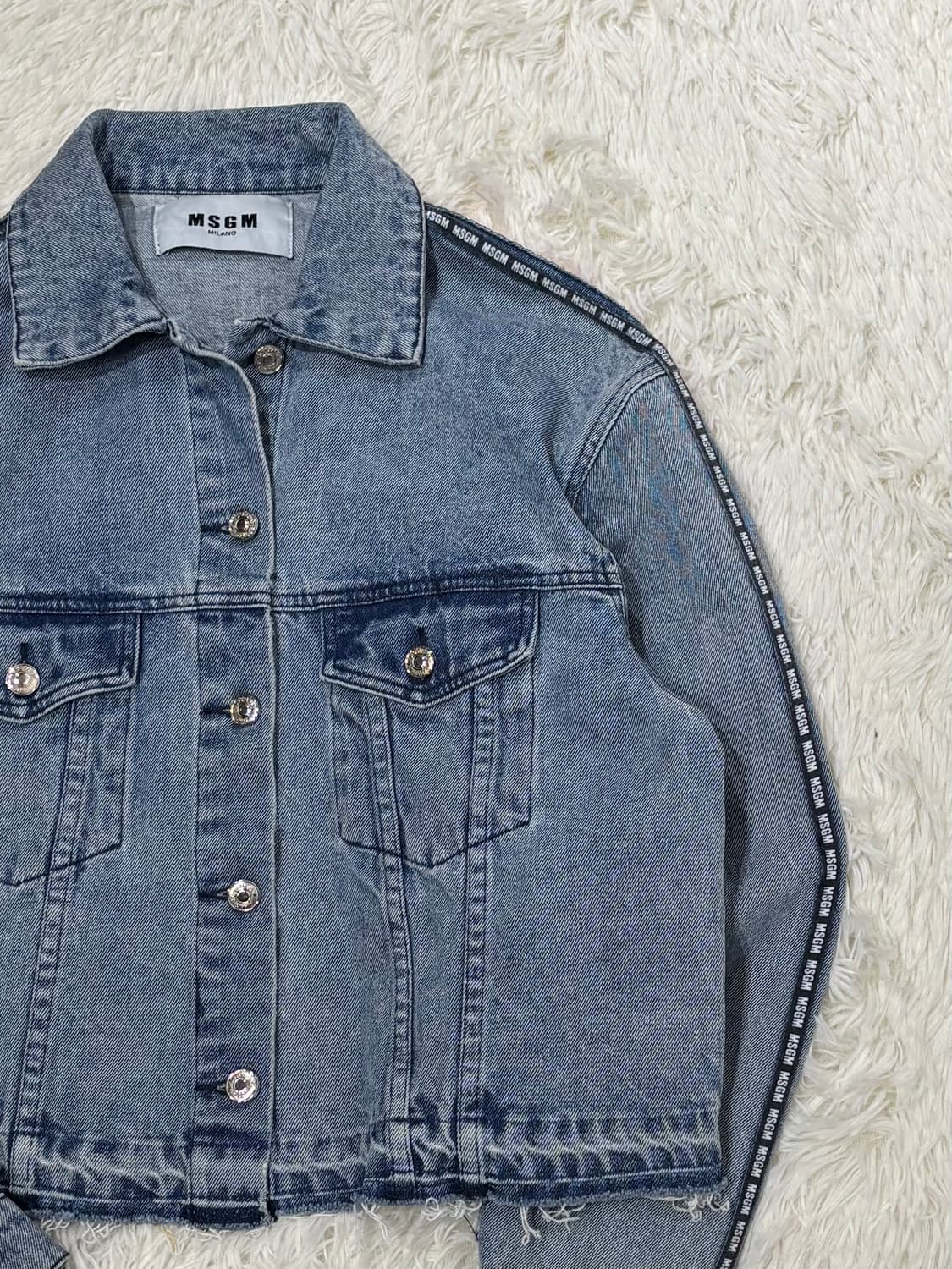 MSGM 데님 자켓 상품이미지5