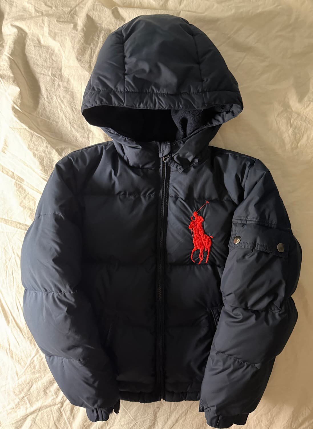 폴로 빅포니 패딩 네이비 상품이미지2