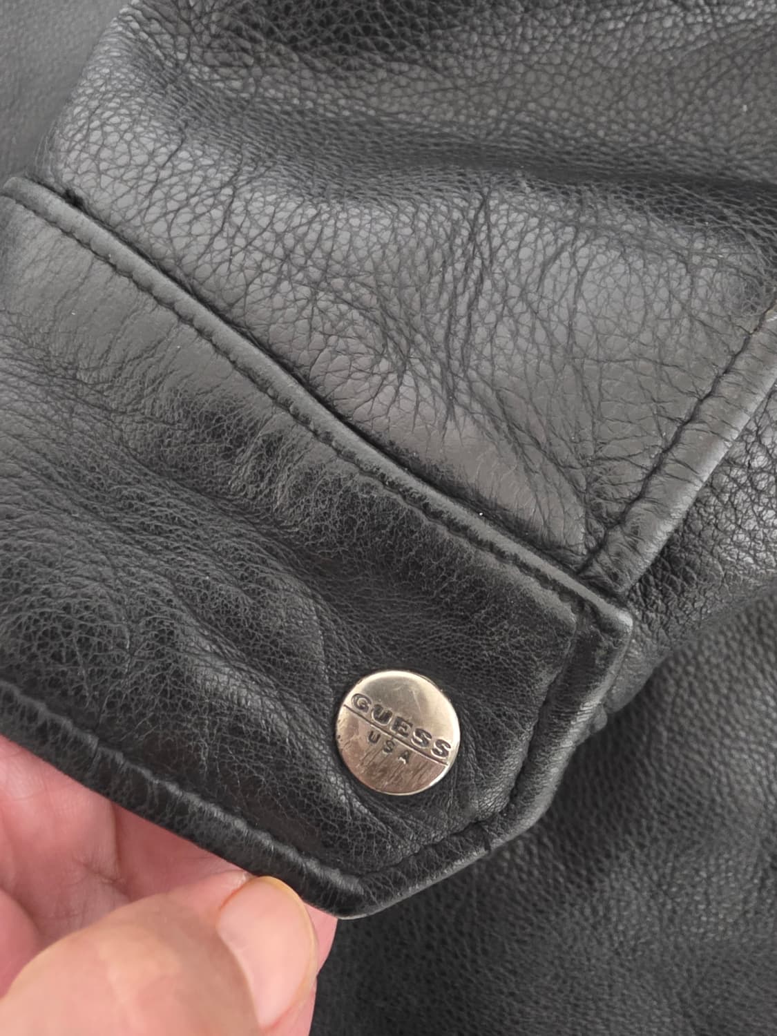 게스90s 가죽자켓 상품이미지3