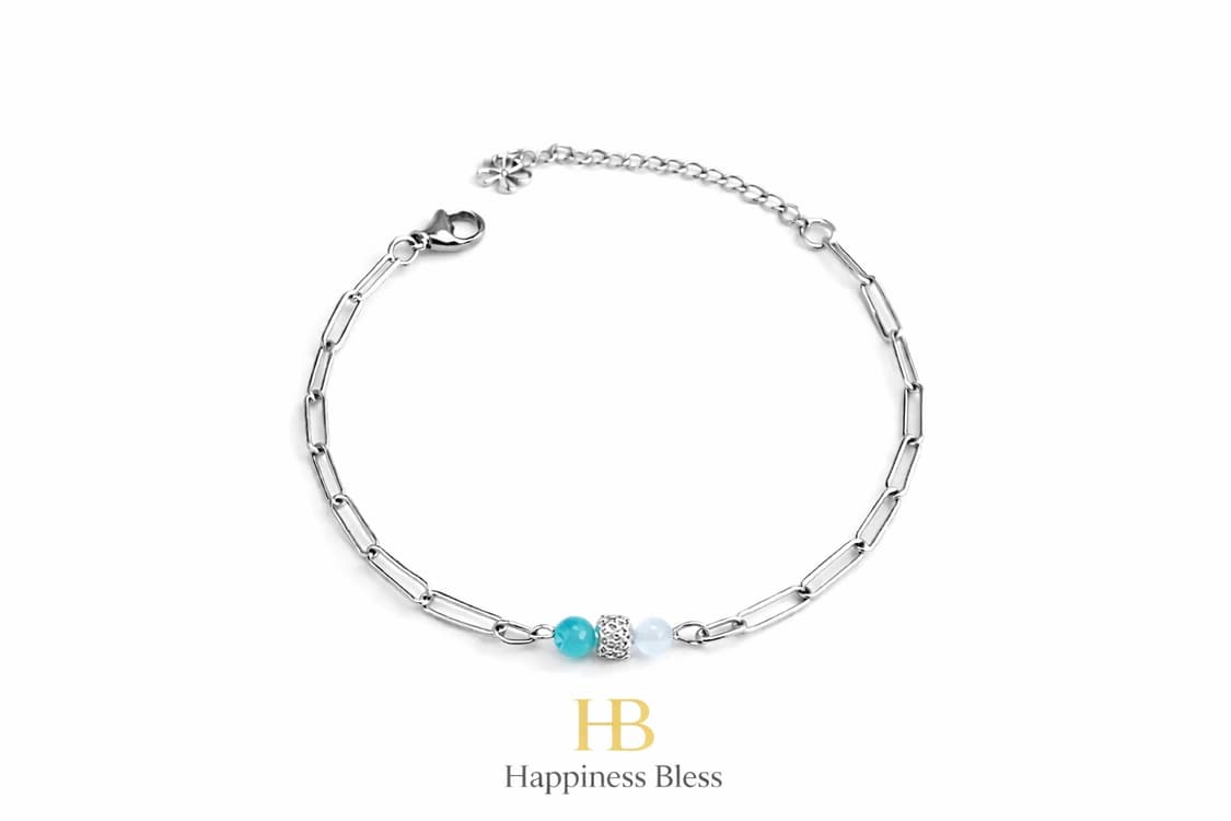 3mm 아쿠아마린 써지컬 체인 팔찌맑은 블루톤이 은은하게 스며드는
3mm 상품이미지2