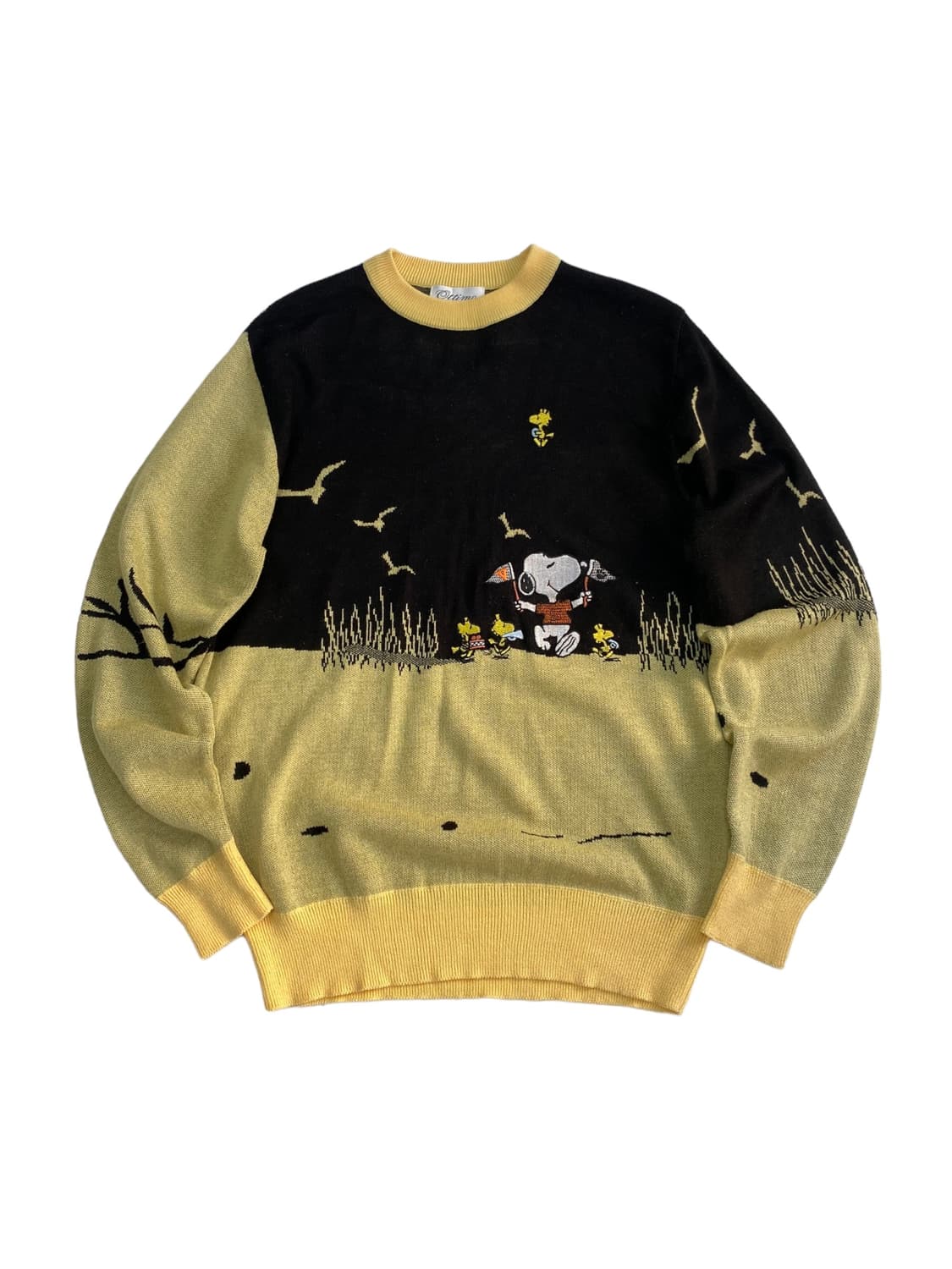 [L] 90s Jpn Vintage 스누피 자수 니트 상품이미지2