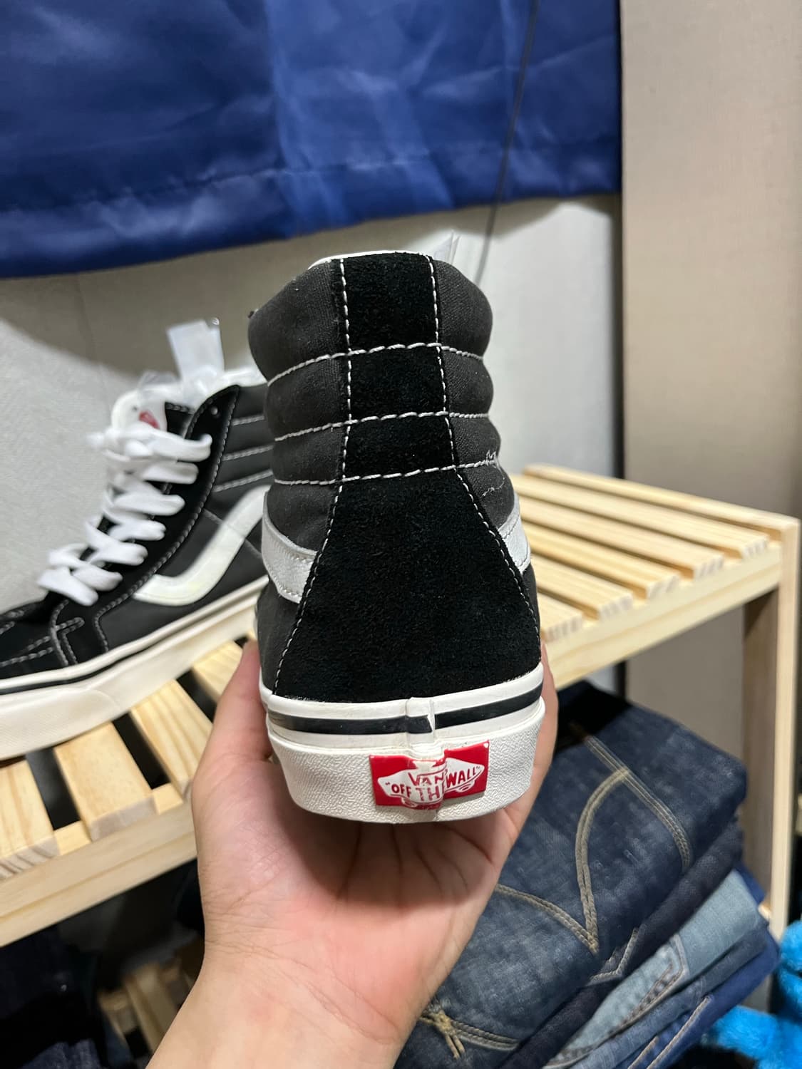 (거의새것) 반스 스케이트 하이 265mm  5회 미만 상품이미지2