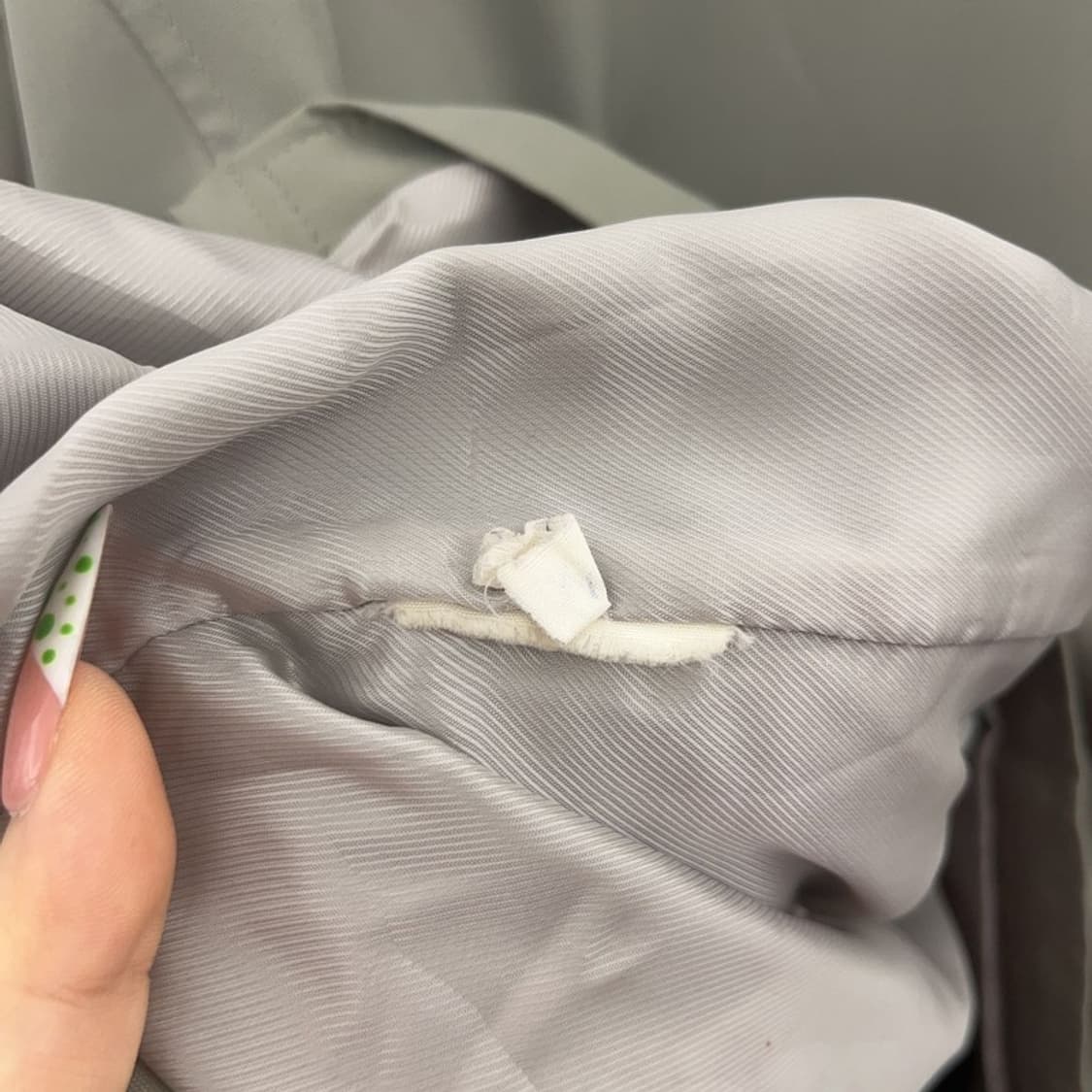 입생로랑 빈티지 시크 90's 폴리쉘 블루종 자켓 100 C09226 상품이미지5