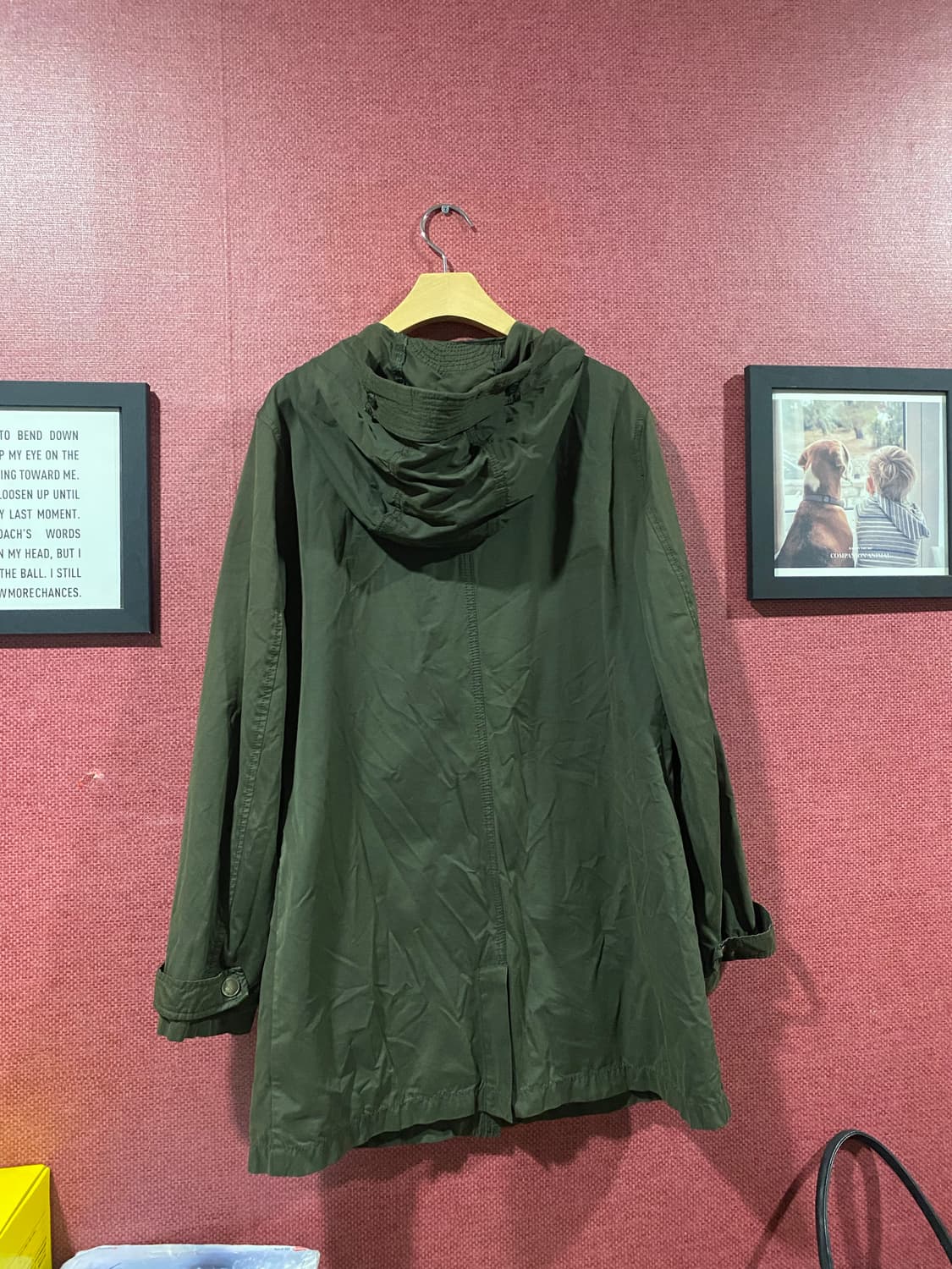 아메리칸 이글 카키 후드 야상 M 상품이미지6