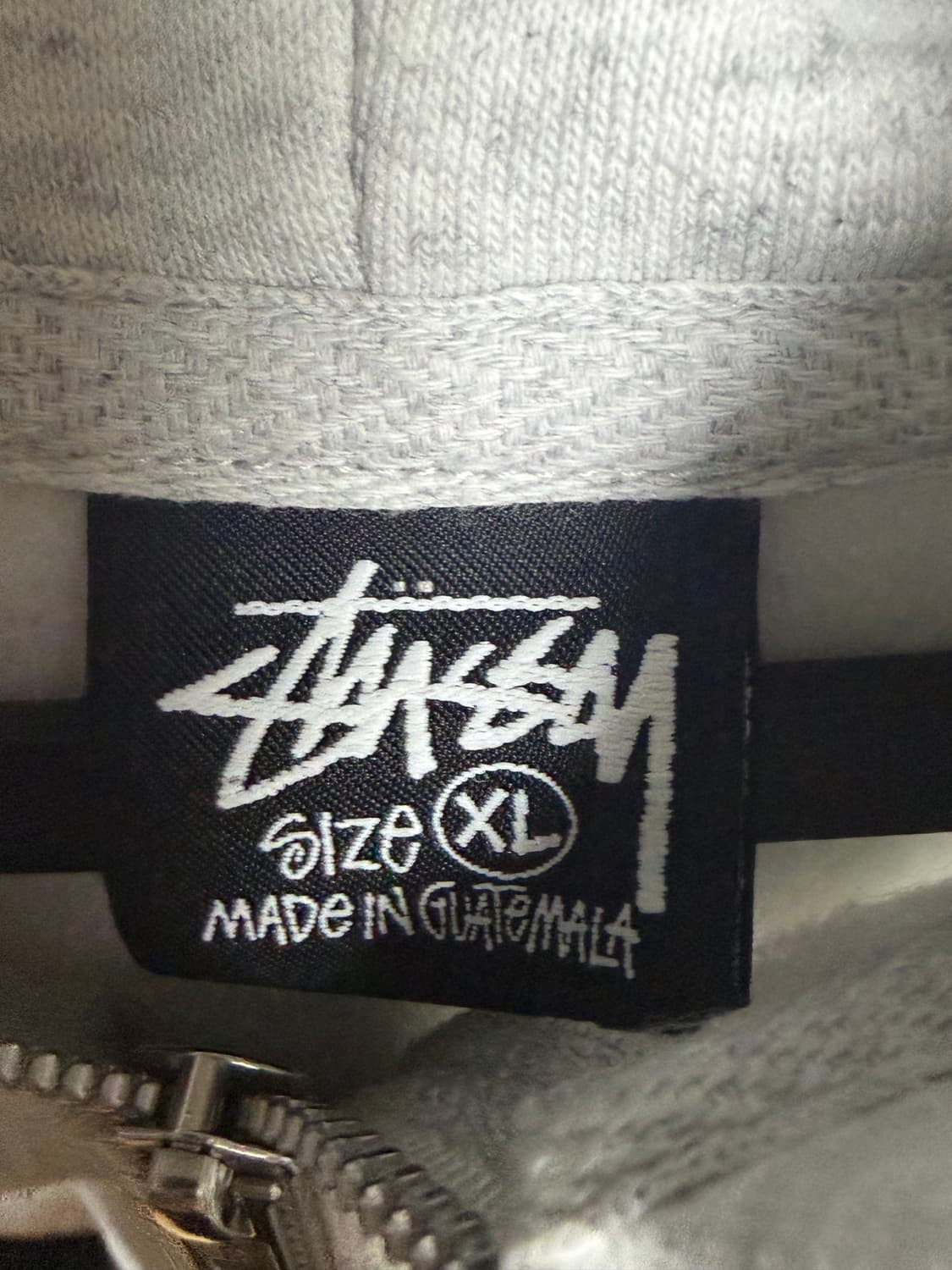 스투시 서울 후드집업 애쉬헤더 xl 상품이미지3