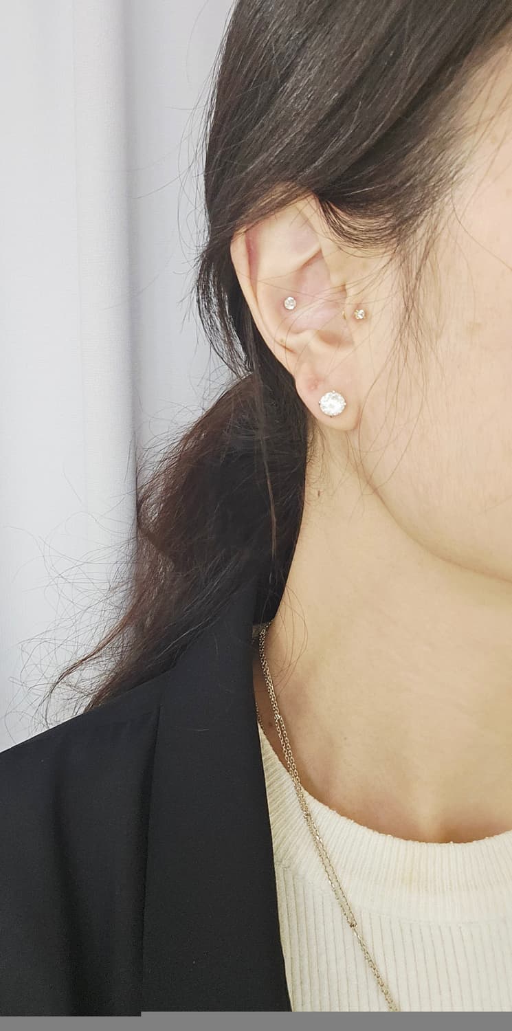 넘버링 3111 N-dia 귀걸이 6mm[보증서포함/풀박스] 상품이미지6