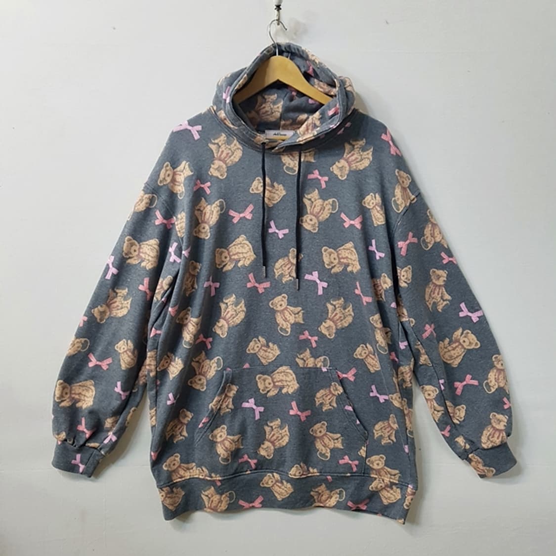 Ank Rauge 오버핏 후드 티셔츠 원피스 상품이미지1