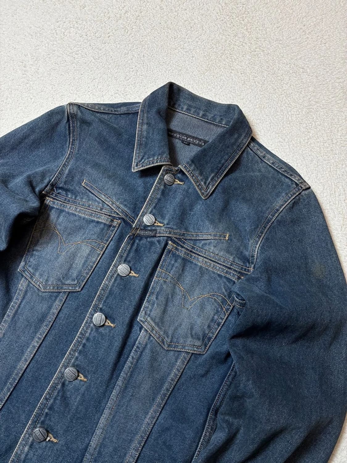 마리떼프랑소와저버 00's Y2K 긱시크 데님 트러커 자켓 PN7878 상품이미지2