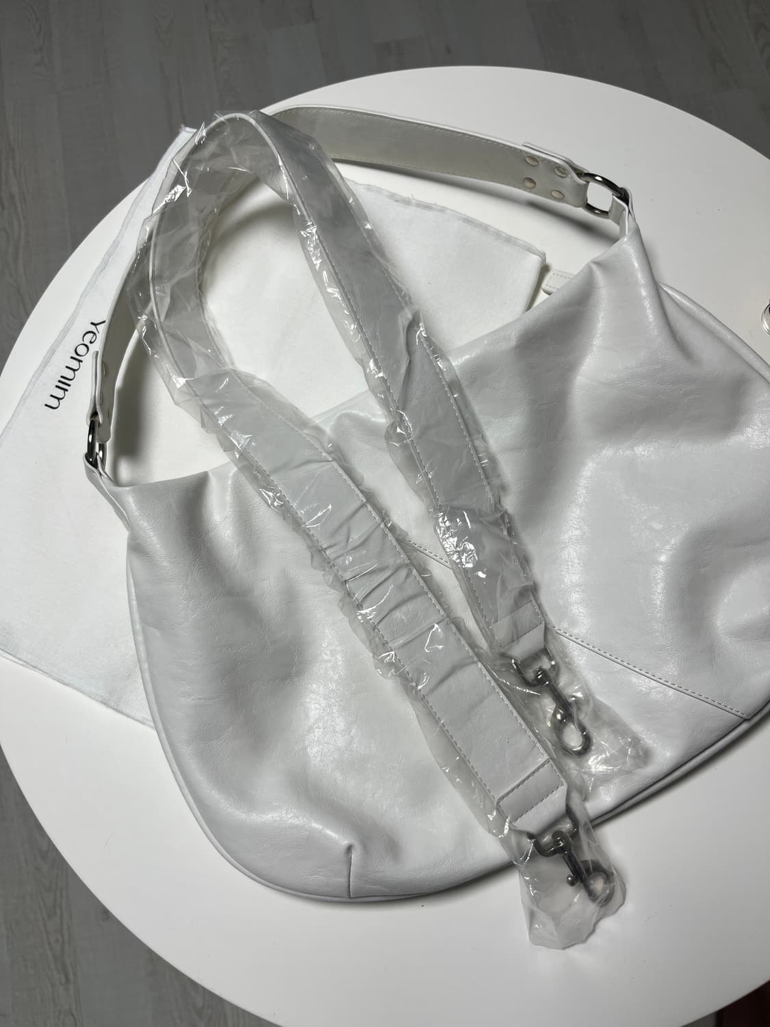 여밈 half moon bag (cream) 상품이미지7