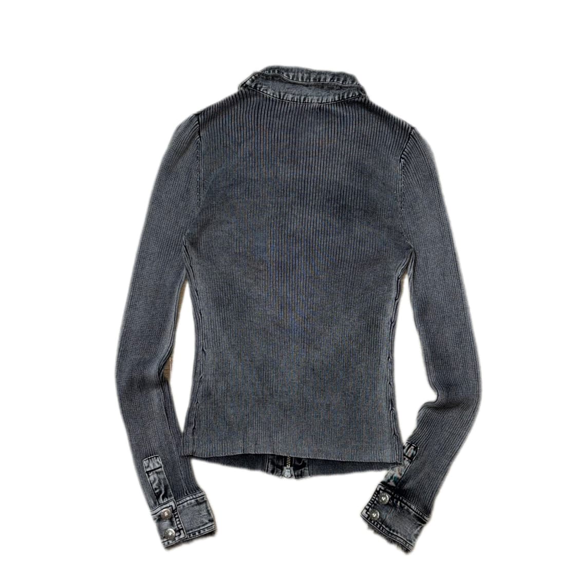 Washing gray two zip-up knit  상품이미지4