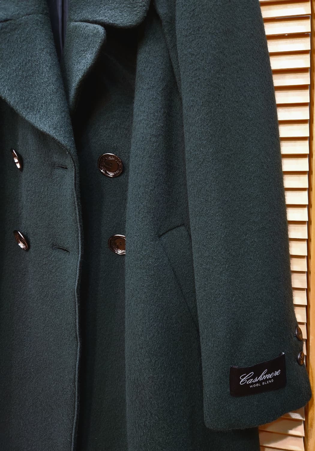 (새상품)에고이스트 빅카라 더블 코트 55 상품이미지3