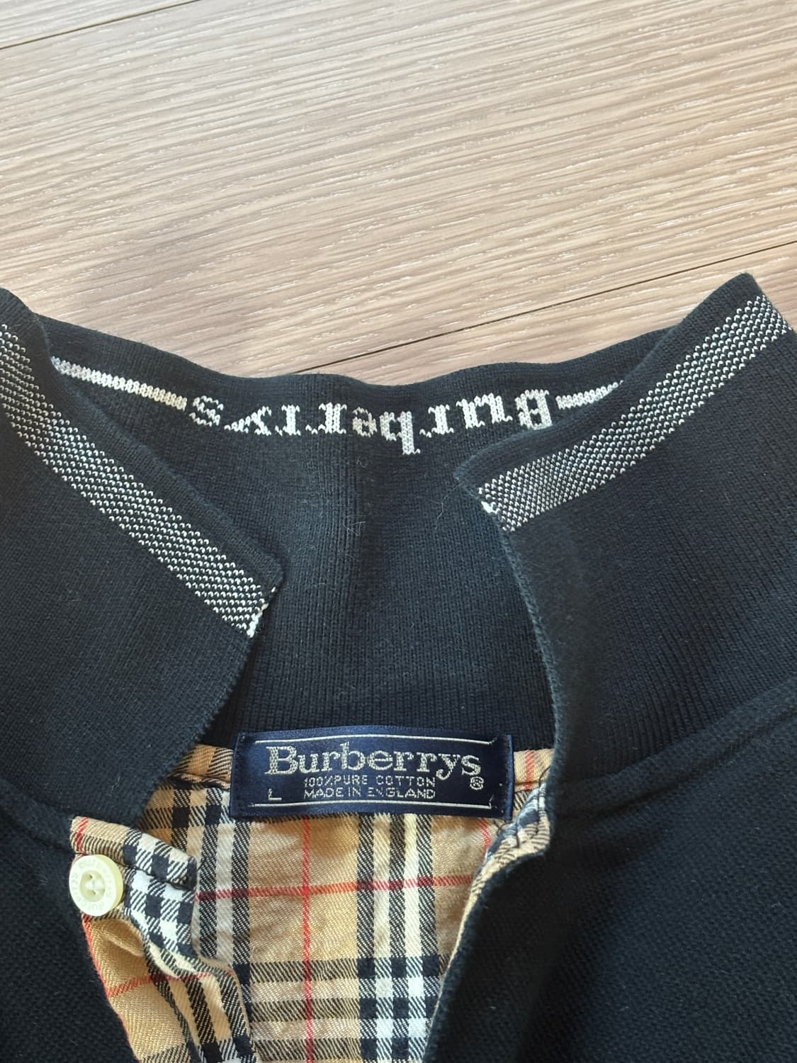 버버리 블랙 카라티 L (잉글랜드) 상품이미지7