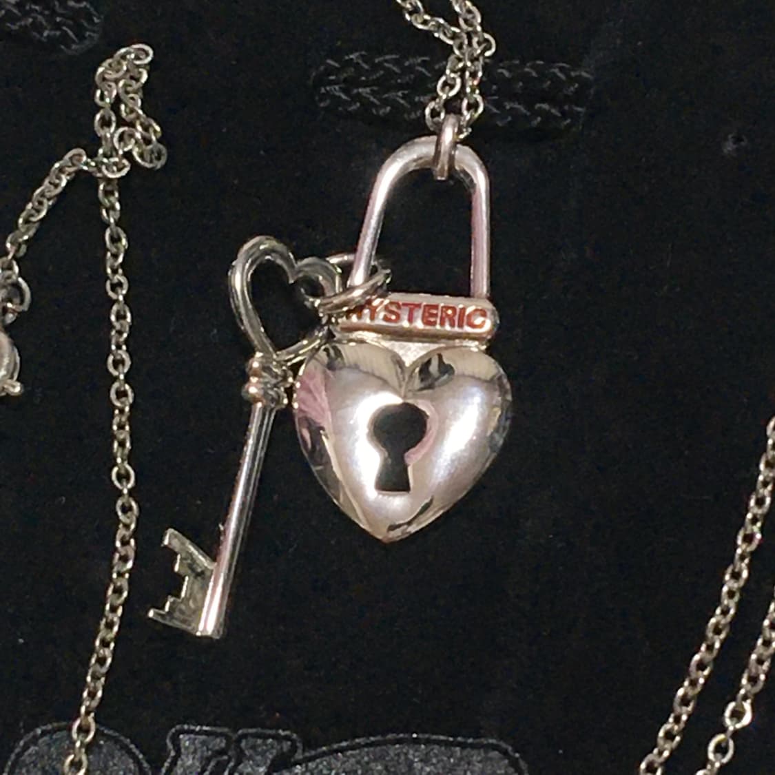 히스테릭글래머 silver925 heart lock 목걸이 상품이미지4