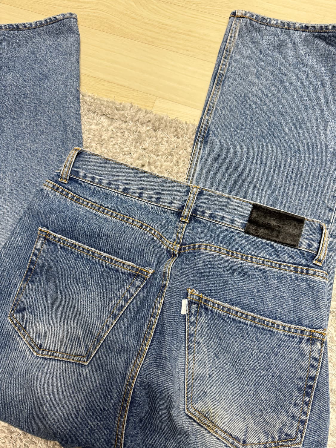 친다운 vintage washed denim blue 상품이미지3