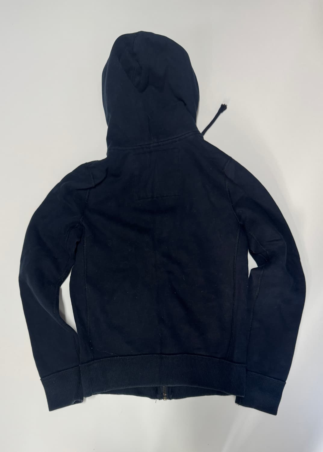 남녀공용!! 아베크롬비 아치로고 기모 후드집업 네이비 s 상품이미지2