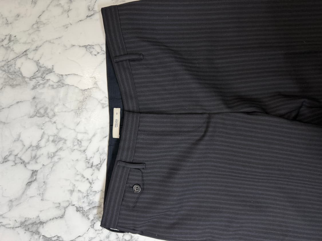 프라다 스트라이프 트라우저 46사이즈 상품이미지3