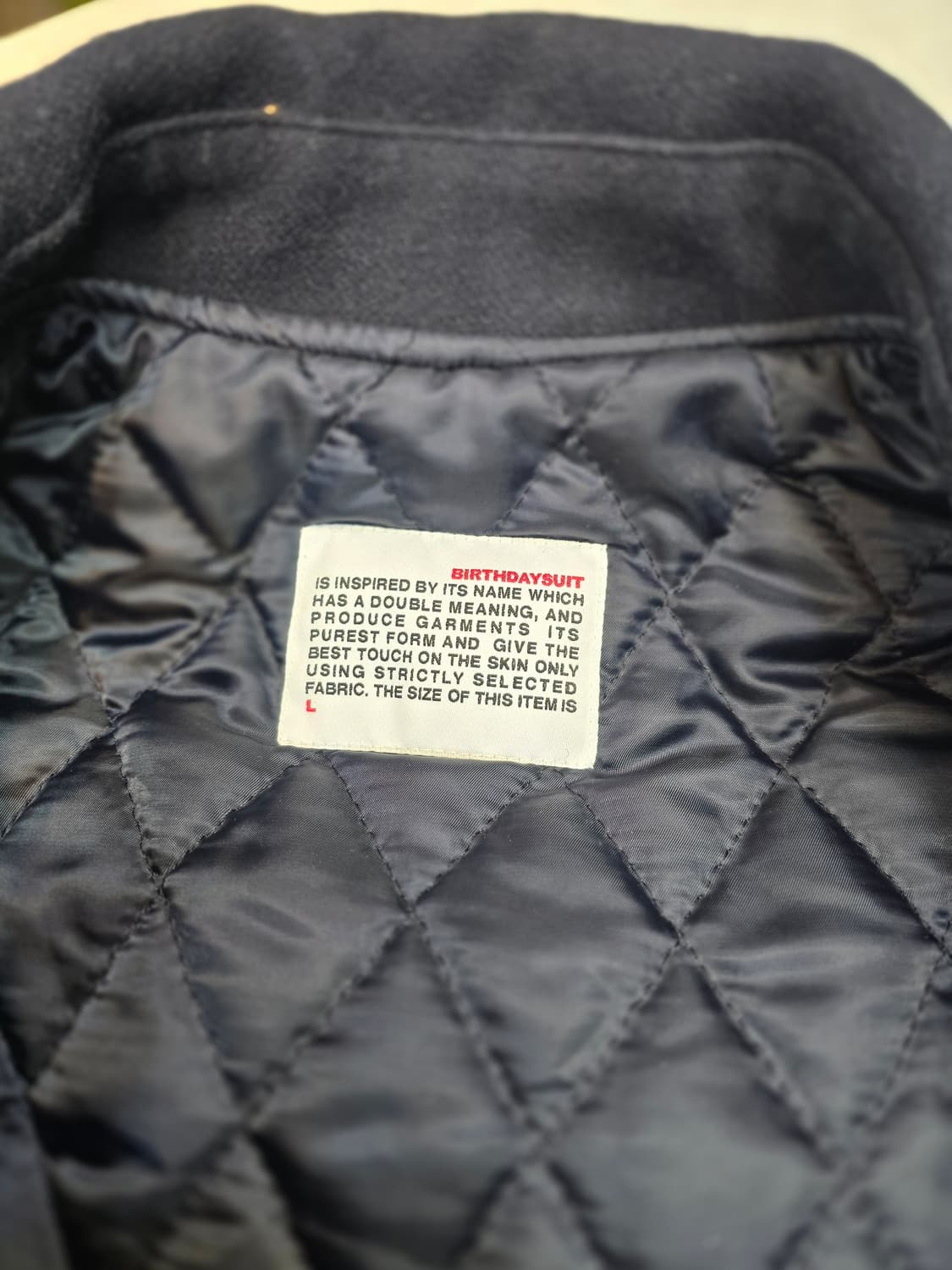 BIRTHDAYSUIT 바시티 자켓 L 네이비 상품이미지7