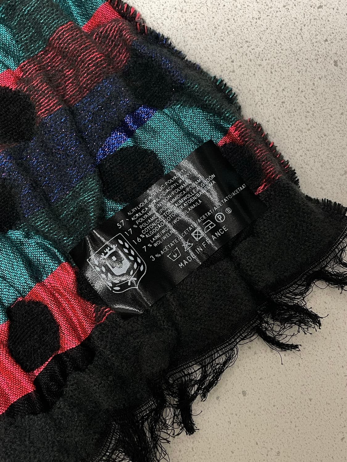 컬러 도트 플리츠 스카프 상품이미지3