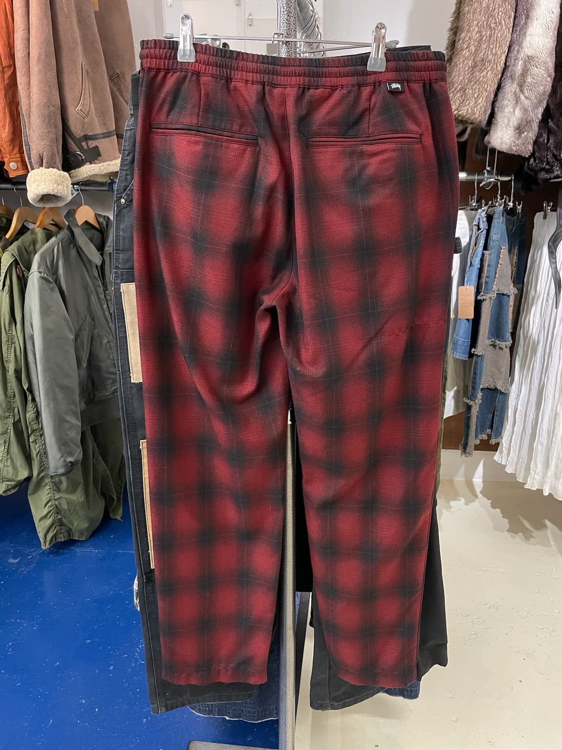 Stussy 스투시 체크 팬츠 상품이미지6