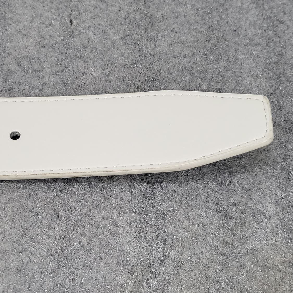 깔끔한 흰색 볼빅 골프용 가죽 벨트 108cm 상품이미지9