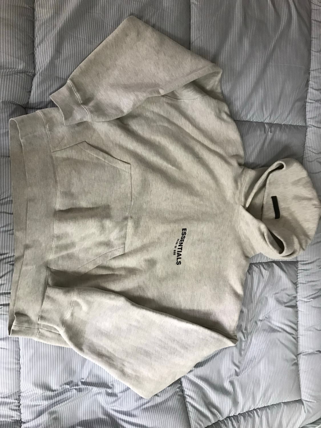 에센셜 후드티 오트밀 M 상품이미지4