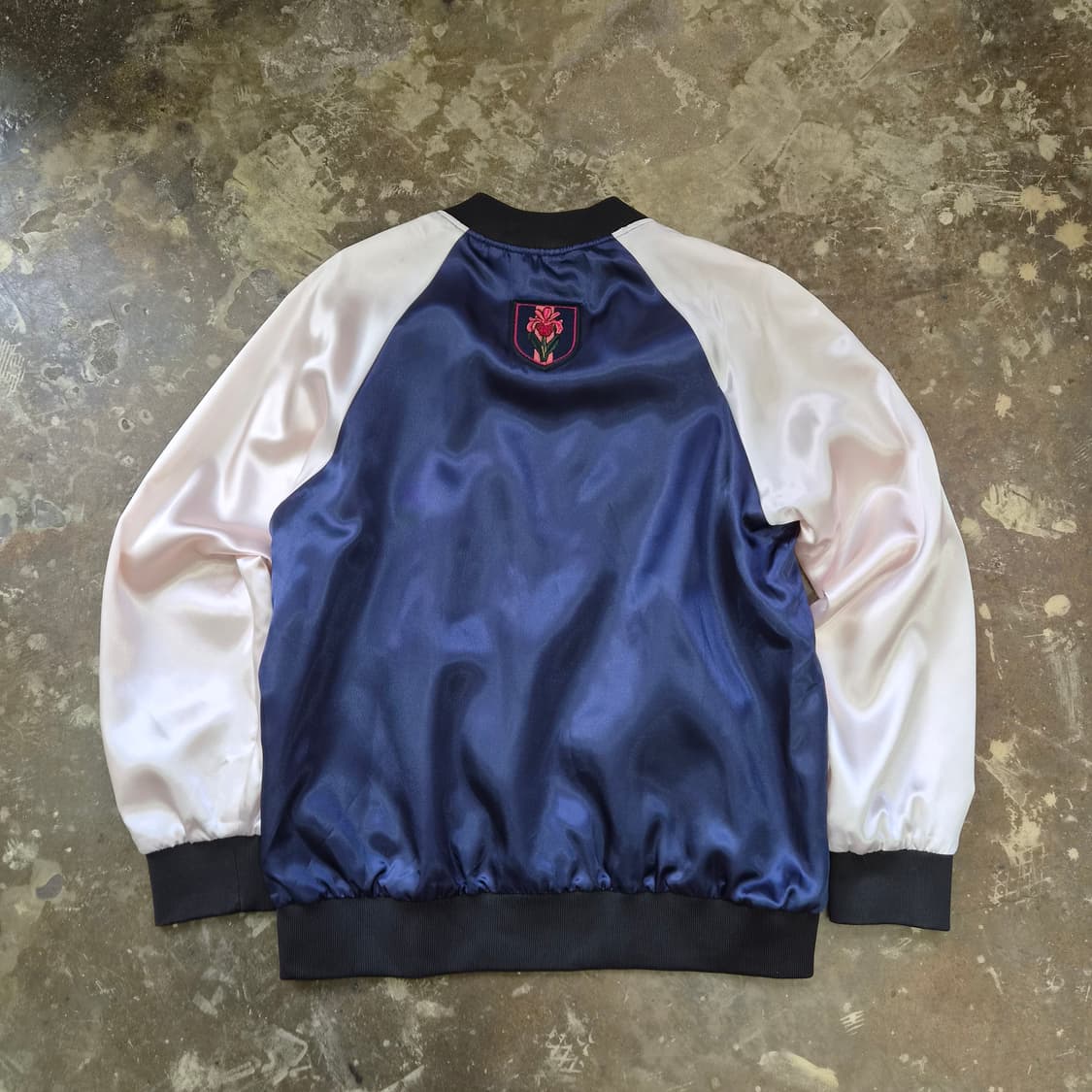 F) 무자크 클리지 자수 새틴자켓 점퍼 샤틴 자켓 스타디움자켓 상품이미지4