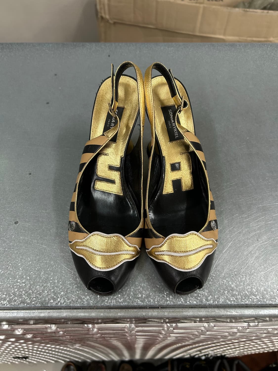 소니아 리키엘 레더 힐 36.5 상품이미지5