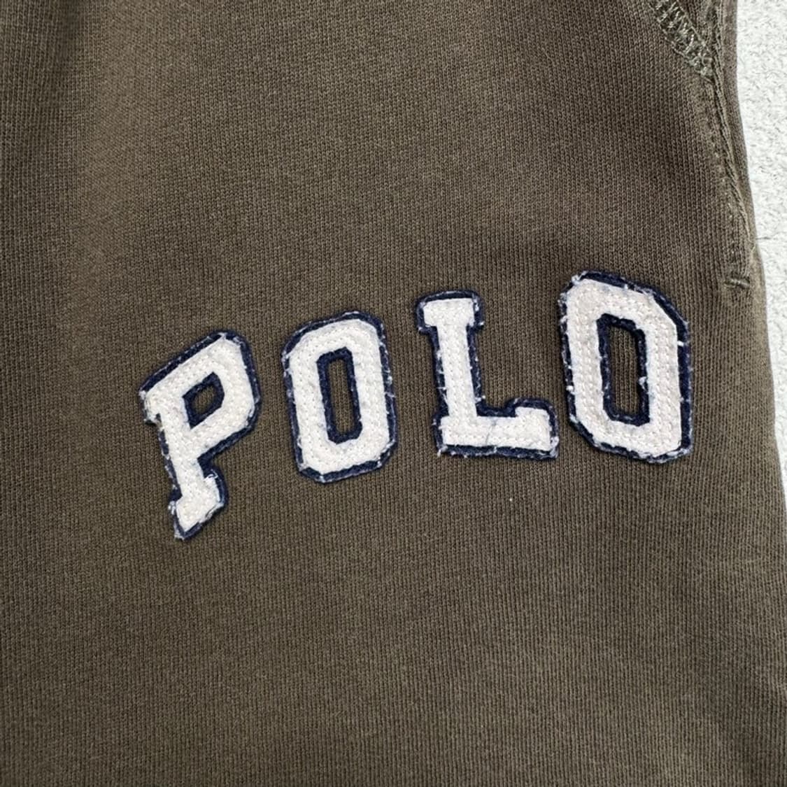 RALPH LAUREN 마드라스 로고 프렌치 테리 쇼츠 M (10-12) 상품이미지2