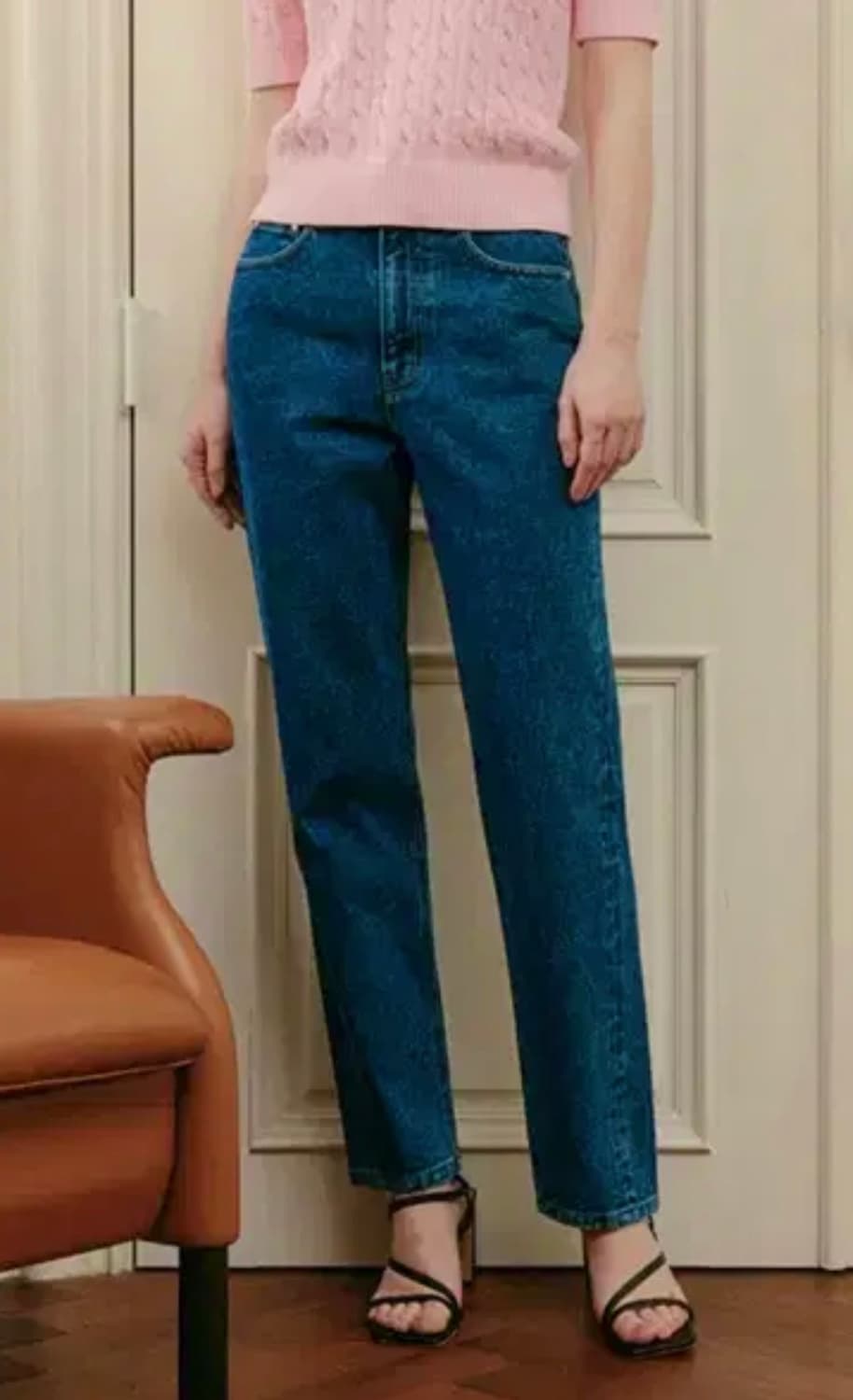 24SS/새상품/Lookast 룩캐스트 다이안 데님 팬츠 딥블루 S 상품이미지9