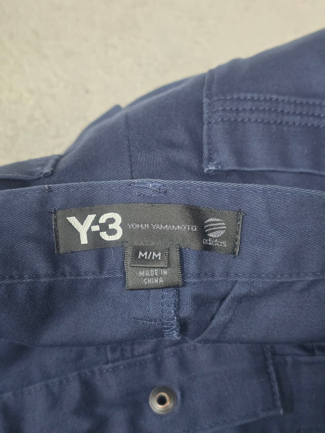 Y-3 요지야마모토 버튼 디테일 코튼 팬츠 M 상품이미지6
