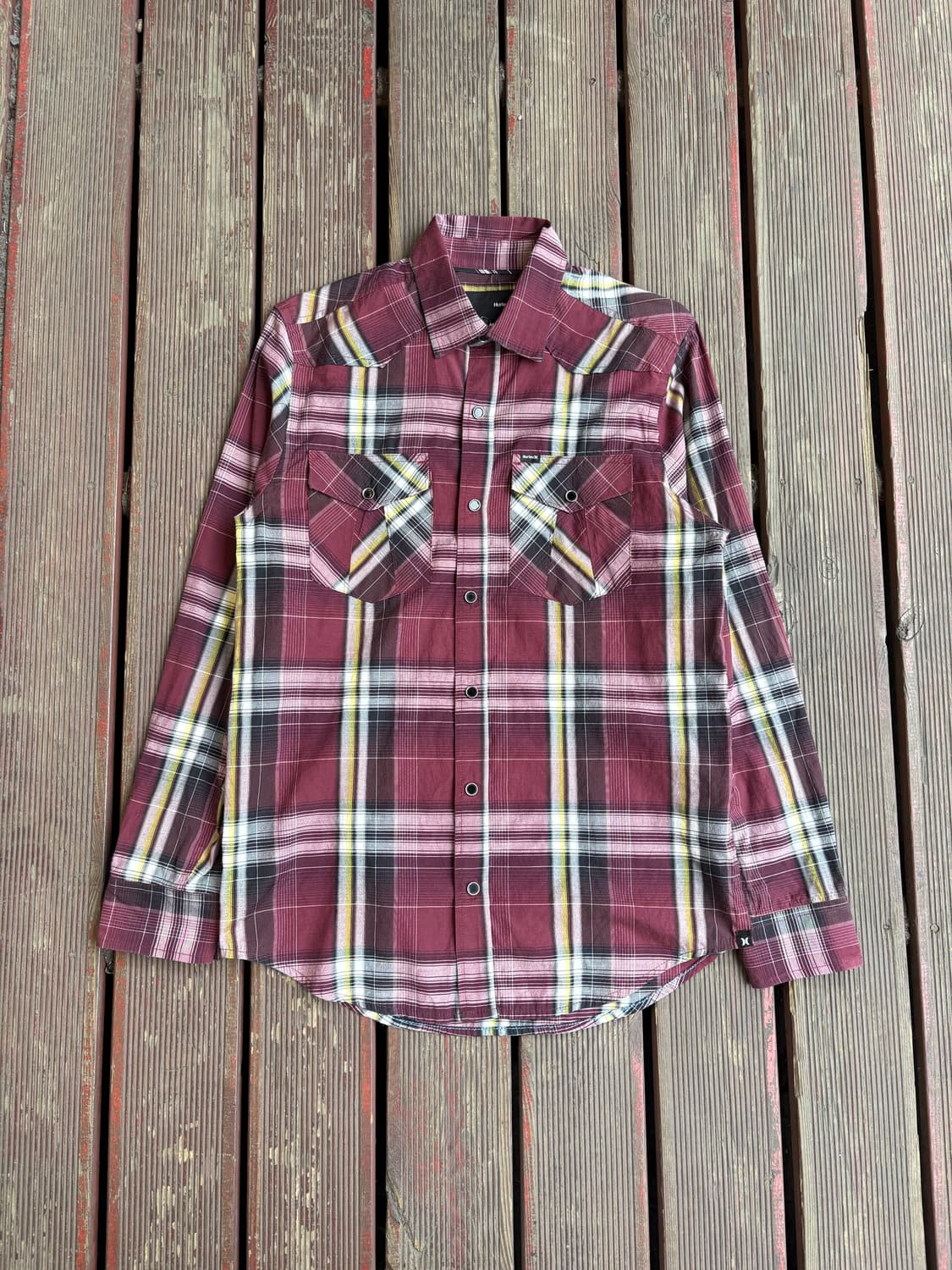 빈티지 체크 롱슬리브 셔츠 상품이미지1