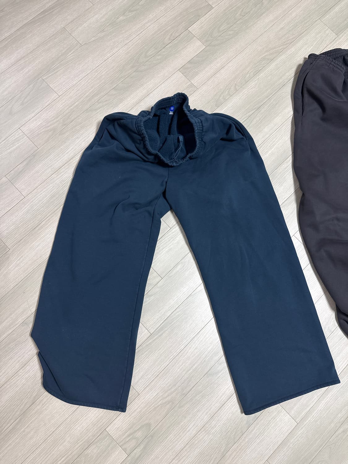 이지 갭 바이 발렌시아가 06 플리스 조거 스웨트 팬츠 블루M 상품이미지1