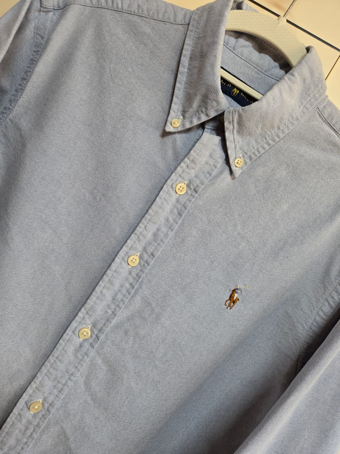 폴로 랄프로렌 옥스포드 블루 셔츠 상품이미지2