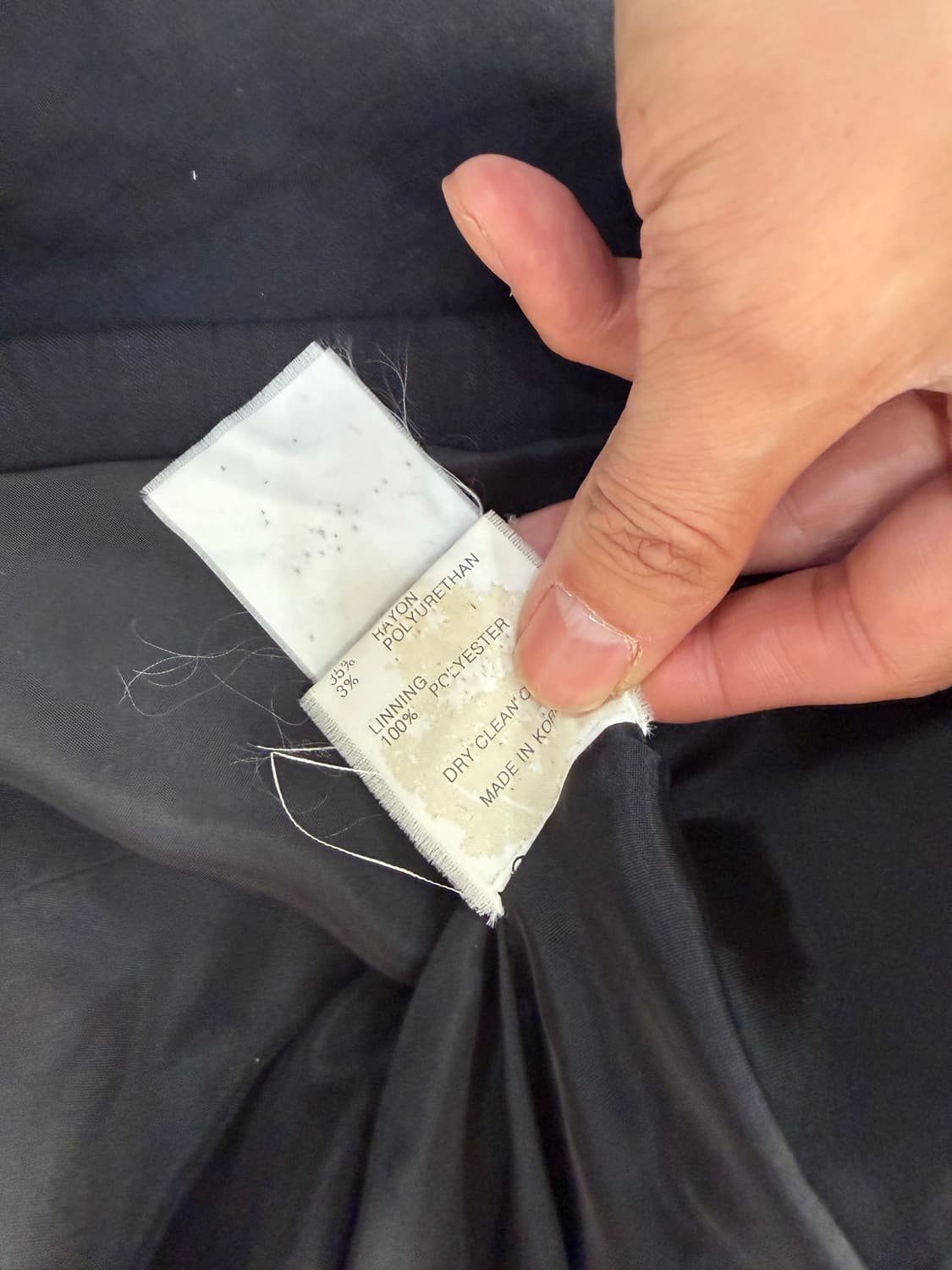 정품) theory 띠어리 블랙 더블 브레스트 자켓 0(55) 상품이미지6