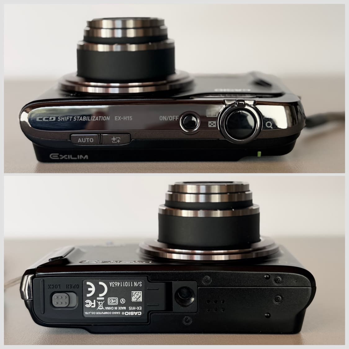 ❤︎츄 디카 민트급 ❤︎CASIO 카시오 EX-H15 블랙 빈티지디카 상품이미지7