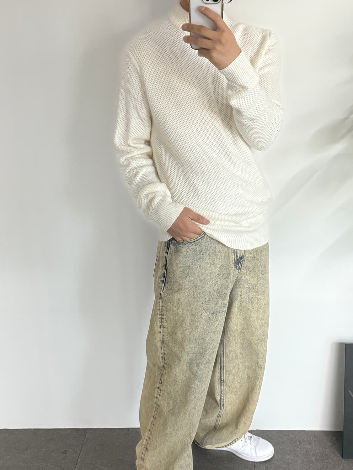 빈티지 유니클로 목폴라 상품이미지2