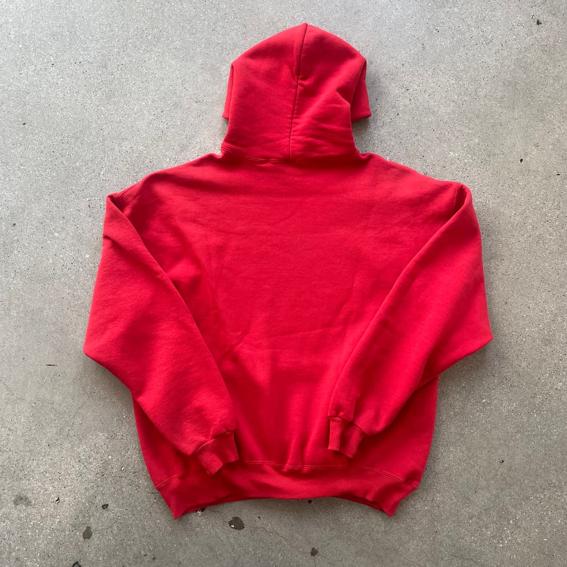 빈티지  러셀 애슬레틱 후드 레드(track화이트)made in usa  상품이미지6