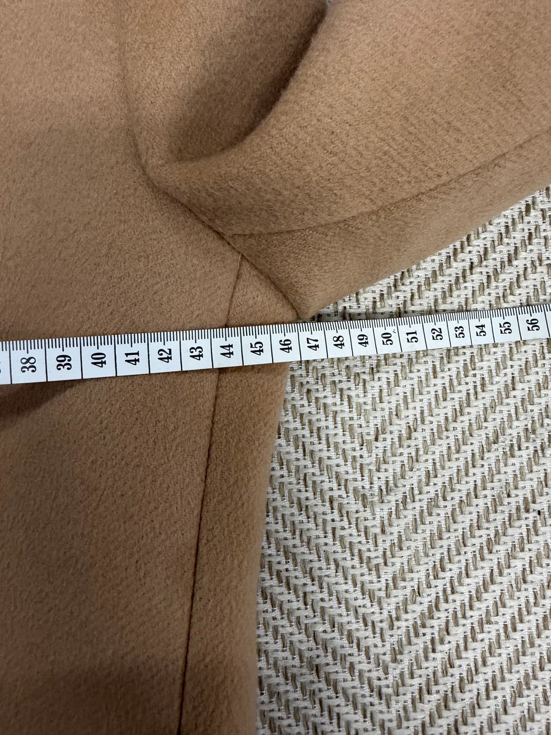 정품) 띠어리 캐시미어100 베이지코트 P 상품이미지8