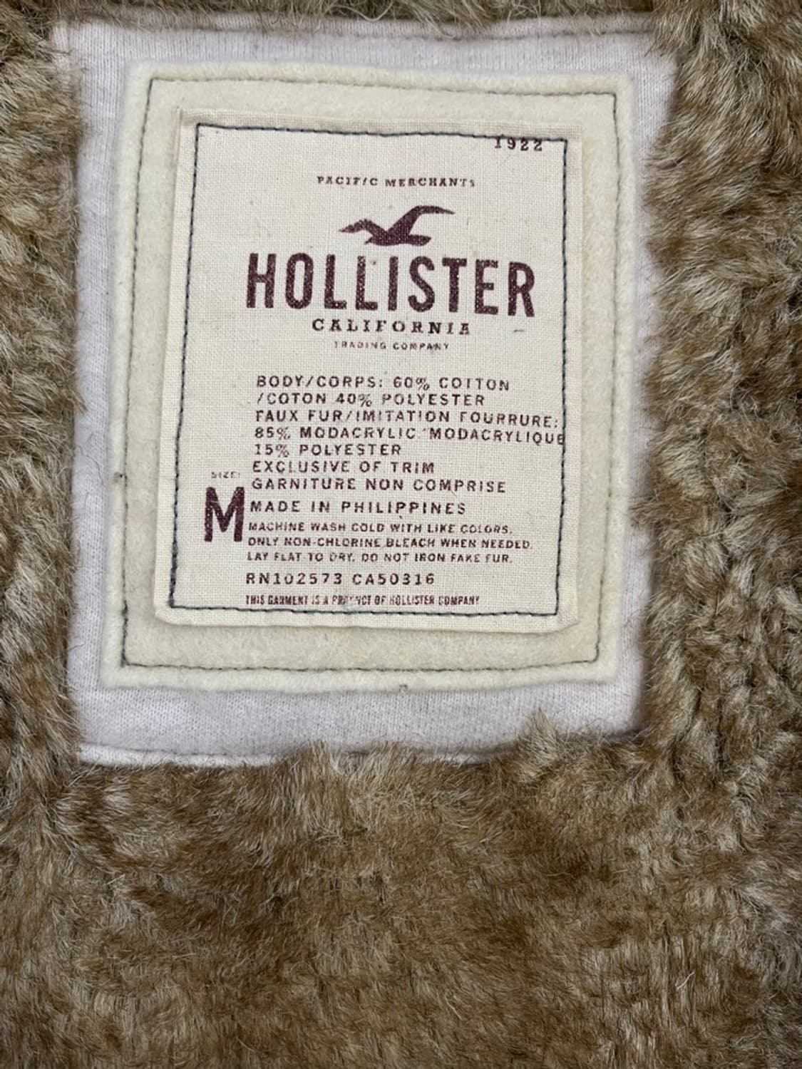 홀리스터 울프죠 후드 집업/#3424 상품이미지4