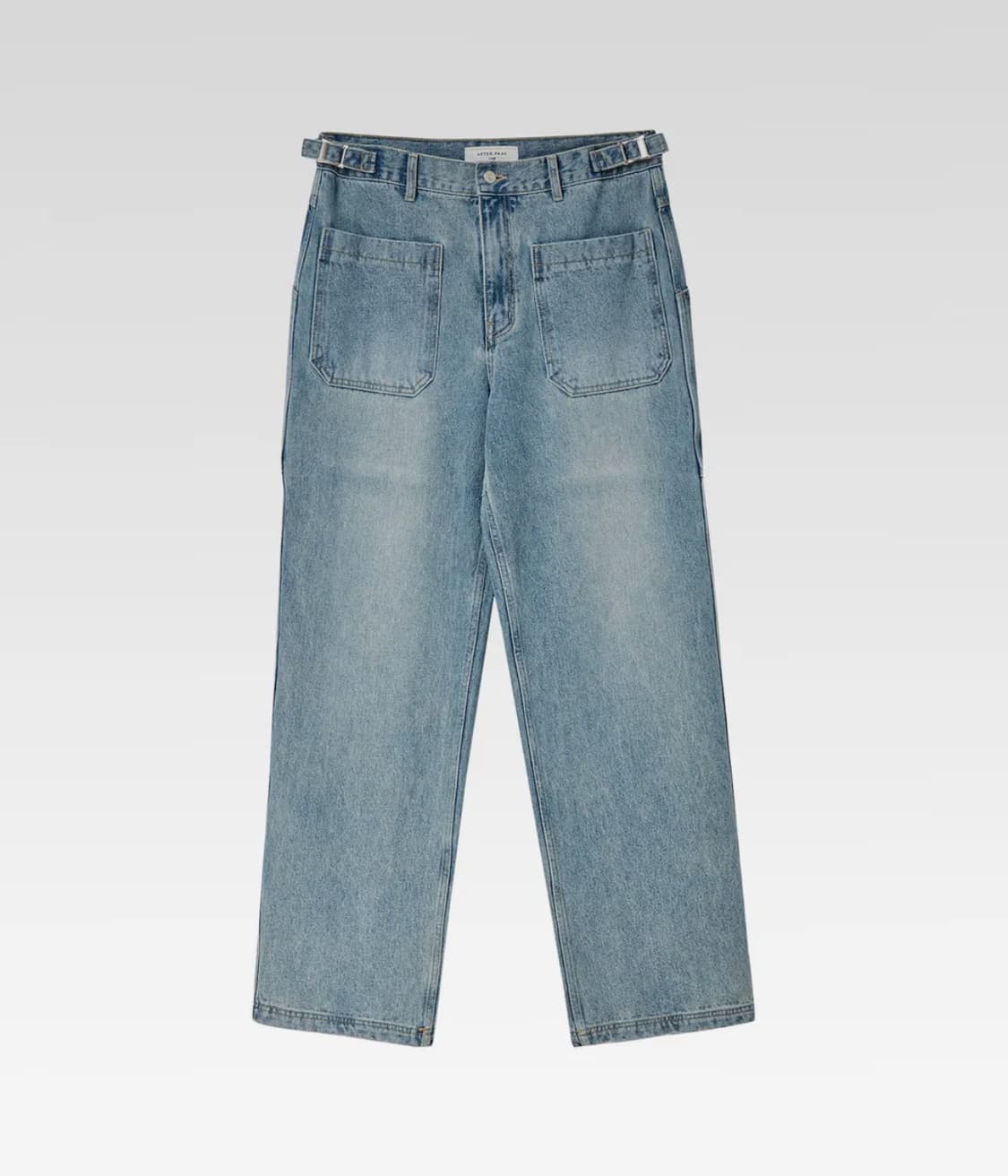 L / 애프터프레이 크루저 릴렉스드 워시드 진스 라이트 인디고 상품이미지1