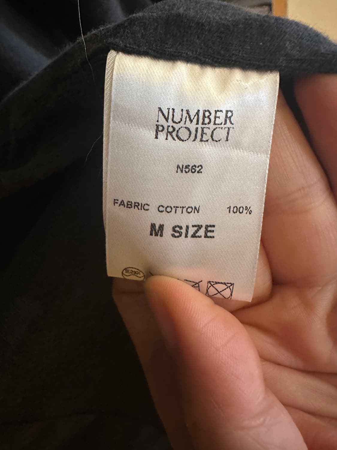 (새상품) 넘버프로젝트 레터링 디테일 저지 자켓 (M) 상품이미지7