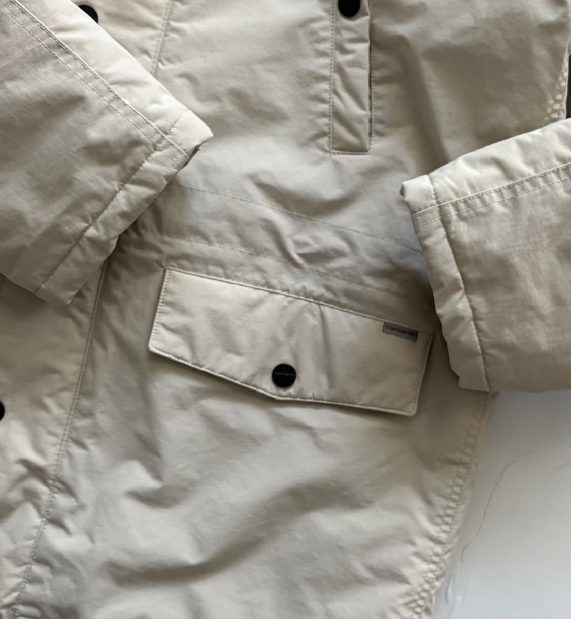 칼하트 아이보리 퍼 점퍼 상품이미지3