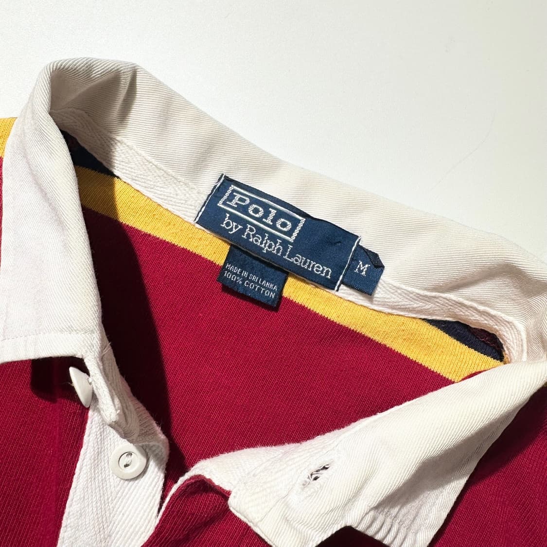폴로 랄프로렌 스트라이프 보더 럭비 카라 티셔츠 상품이미지4