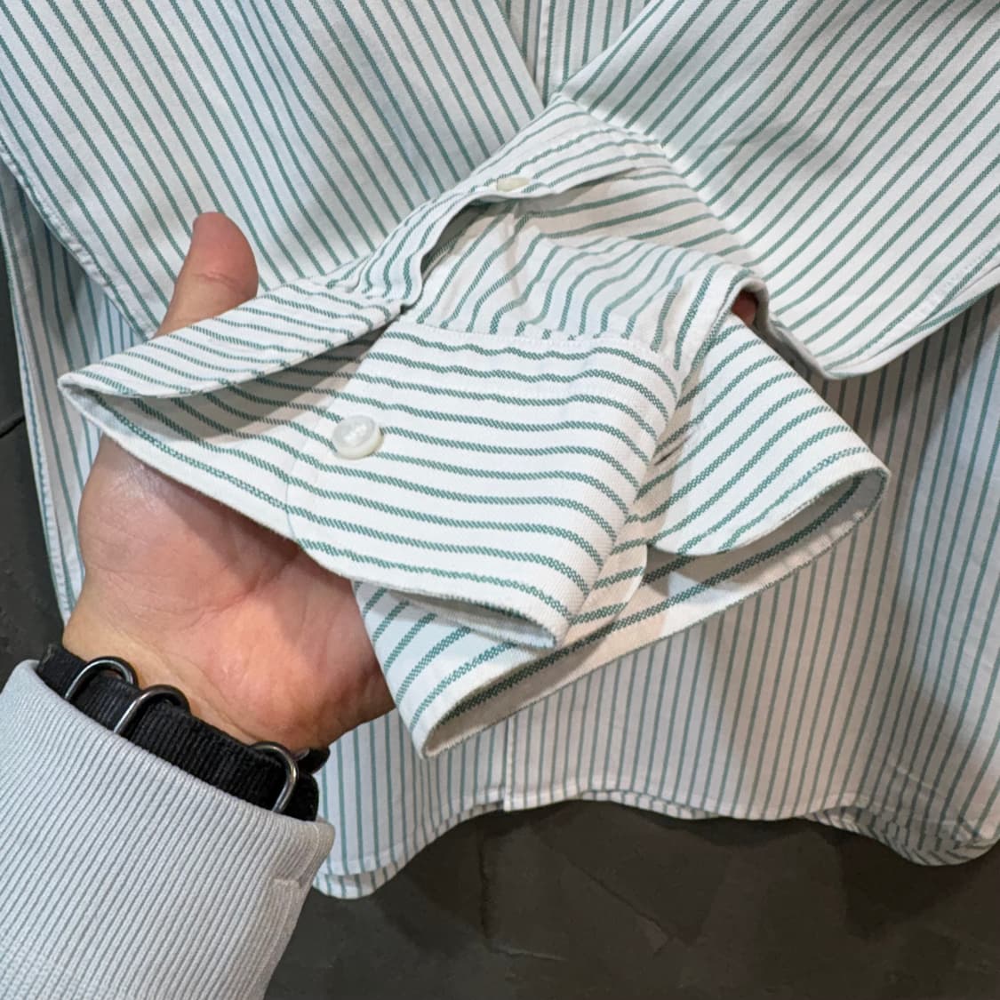 [46] Loropiana 로로피아나 스트라이프 셔츠 상품이미지3