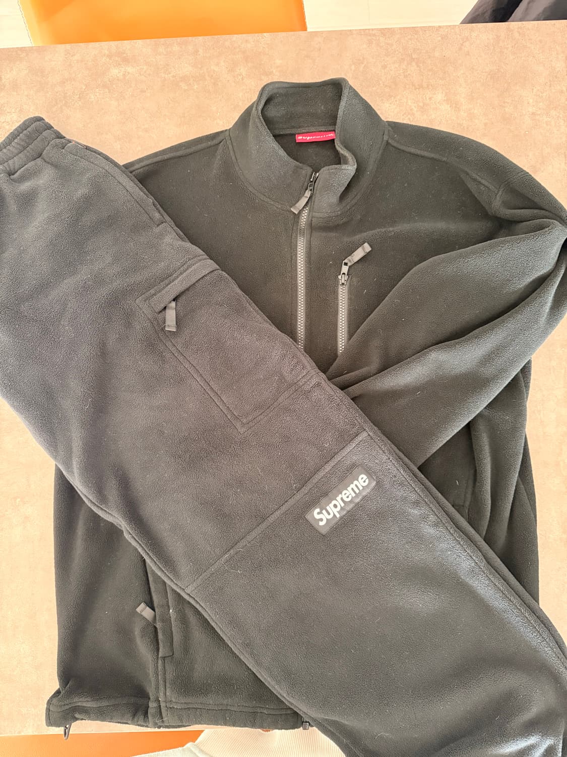 슈프림 폴라텍 팬츠 블랙M 상품이미지2