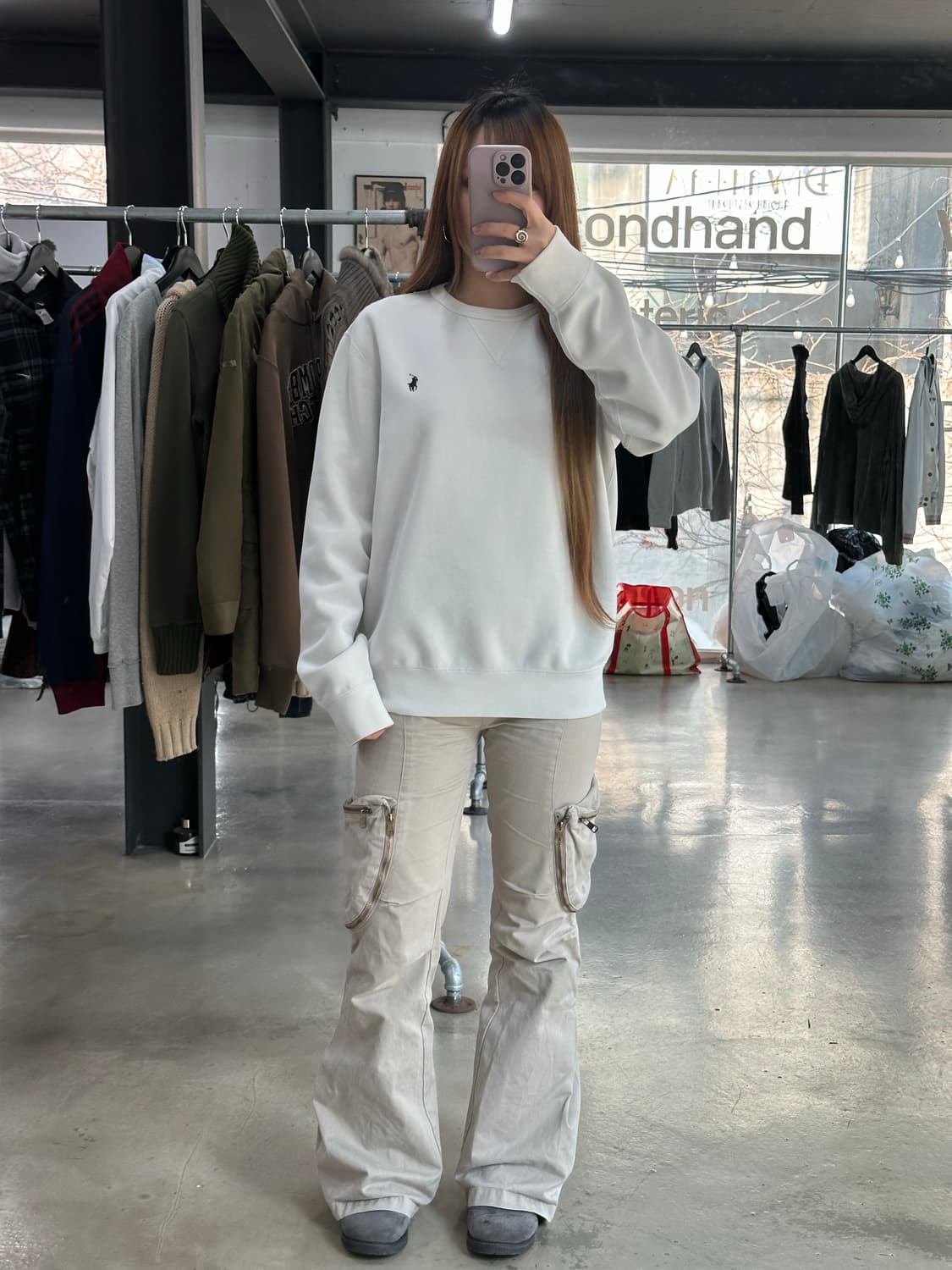 폴로랄프로렌 맨투맨 화이트 상품이미지4